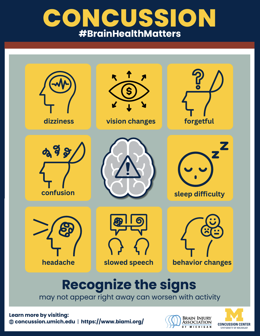 Print Resources | Concussion Center