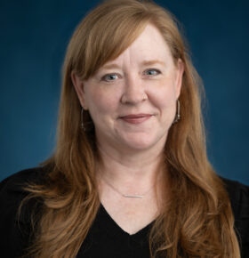 Studio portrait of Dr. Amy Jak, Ph.D., faculty, Physical Med and Rehab, RPN division