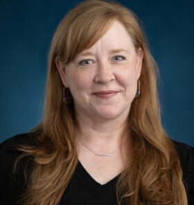 Studio portrait of Dr. Amy Jak, Ph.D., faculty, Physical Med and Rehab, RPN division
